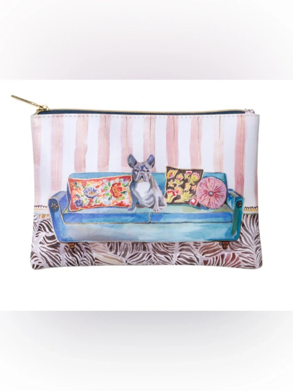 Punch Studio Decorator Frenchie Glam Pouch